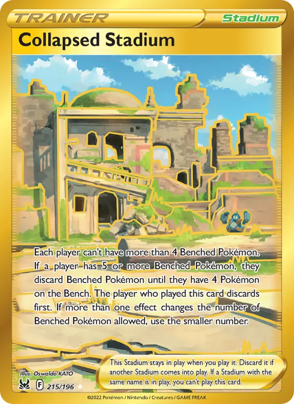 Collapsed Stadium, Pokémon card