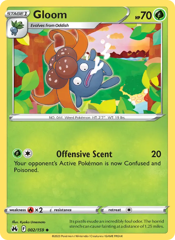 Gloom, Pokémon card