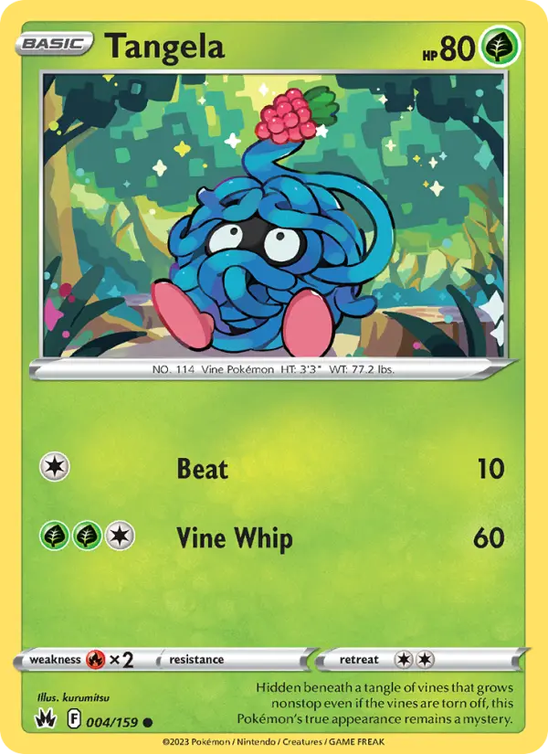 Tangela, Pokémon card