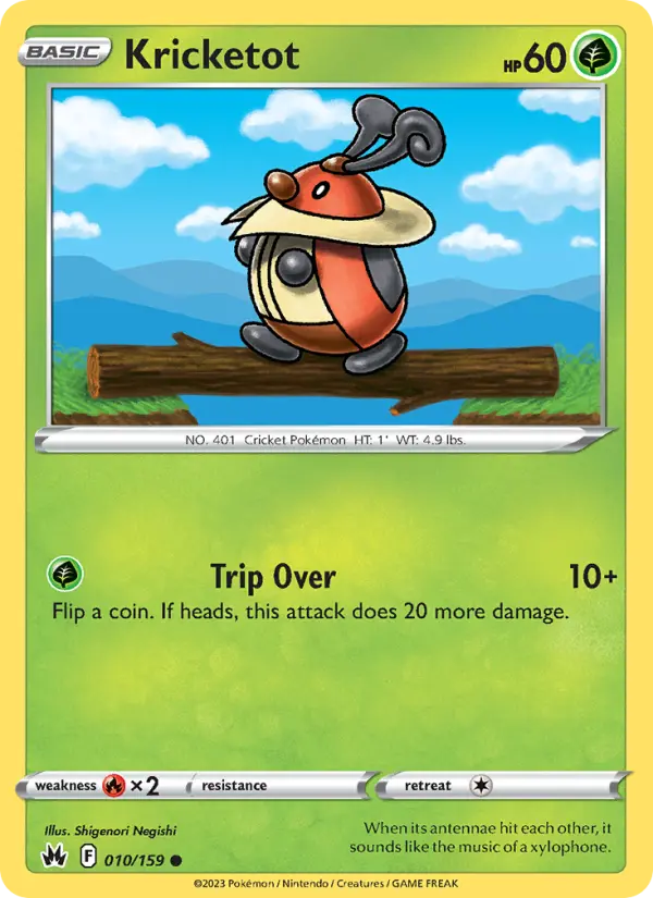 Kricketot, Pokémon card