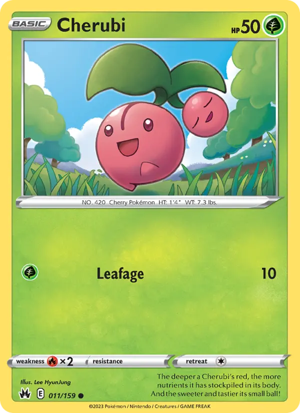 Cherubi, Pokémon card