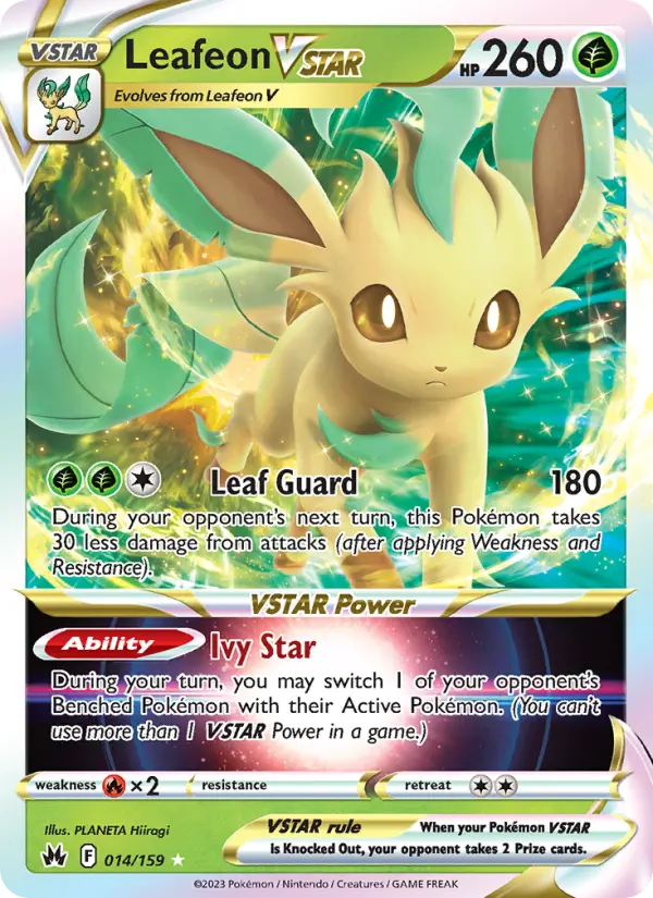 Leafeon VSTAR, Pokémon card