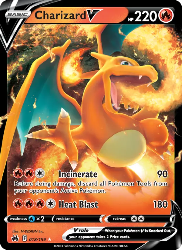Charizard V, Pokémon card