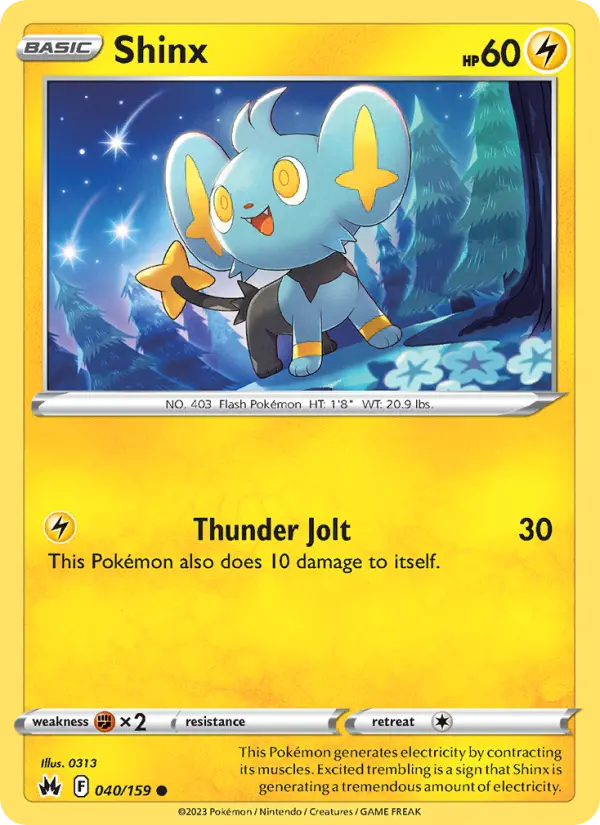 Shinx, Pokémon card