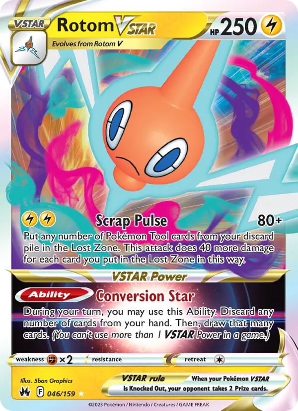 Rotom VSTAR, Pokémon card