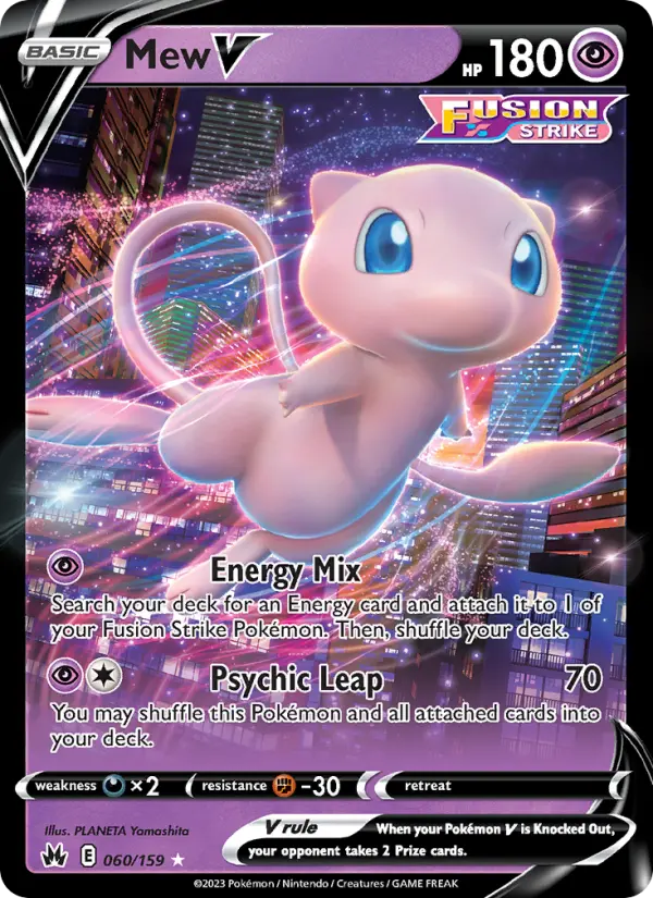 Mew V, Pokémon card