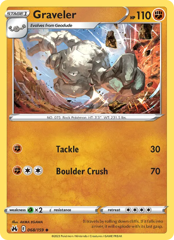 Graveler, Pokémon card