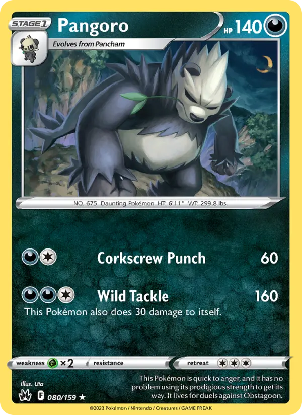 Pangoro, Pokémon card