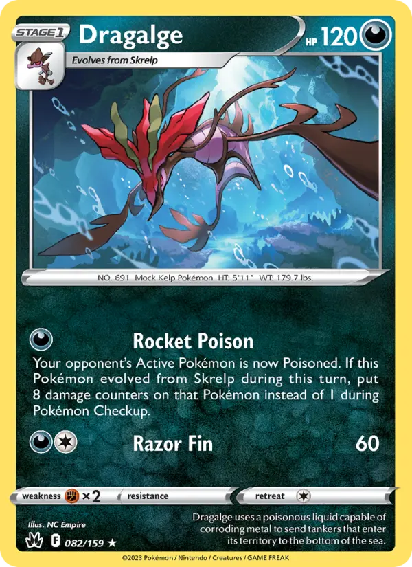 Dragalge, Pokémon card