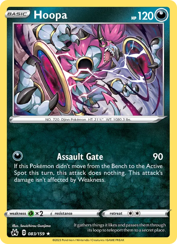Hoopa, Pokémon card