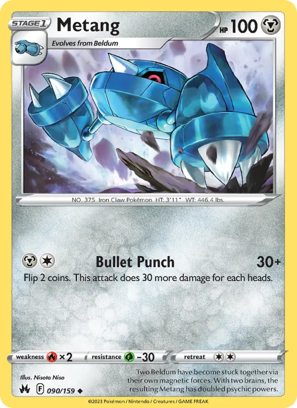 Metang, Pokémon card