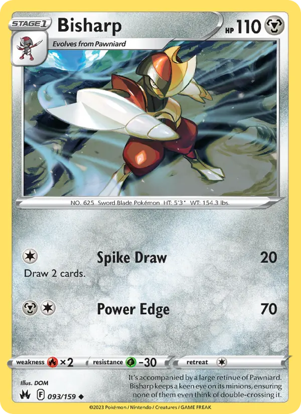 Bisharp, Pokémon card