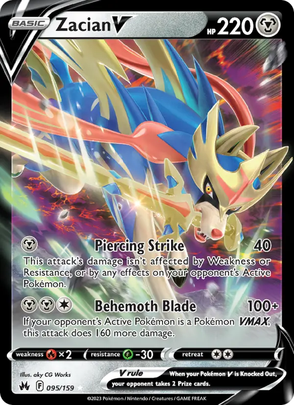 Zacian V, Pokémon card