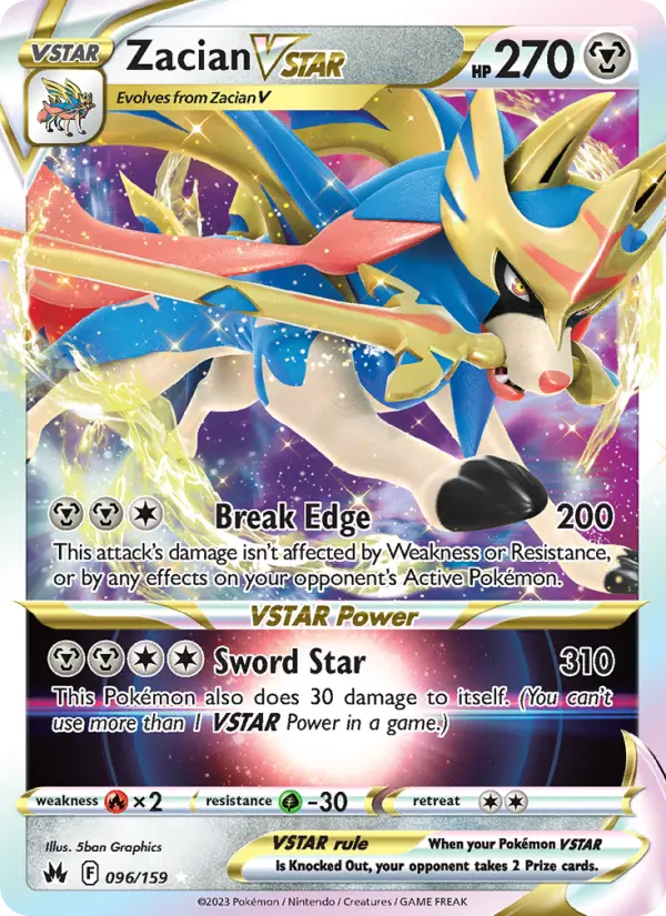 Zacian VSTAR, Pokémon card