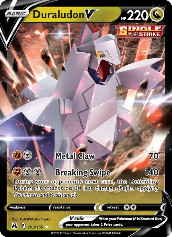 Duraludon V, Pokémon card