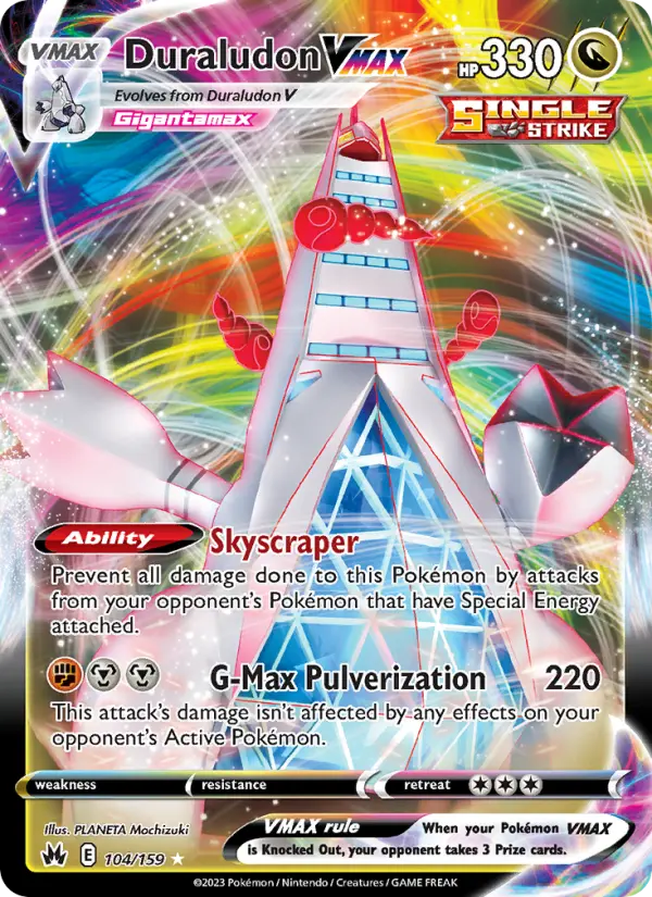 Duraludon VMAX, Pokémon card