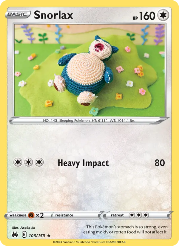 Snorlax, Pokémon card