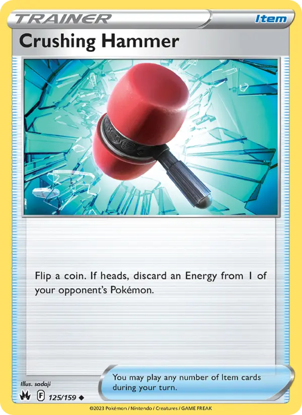 Crushing Hammer, Pokémon card