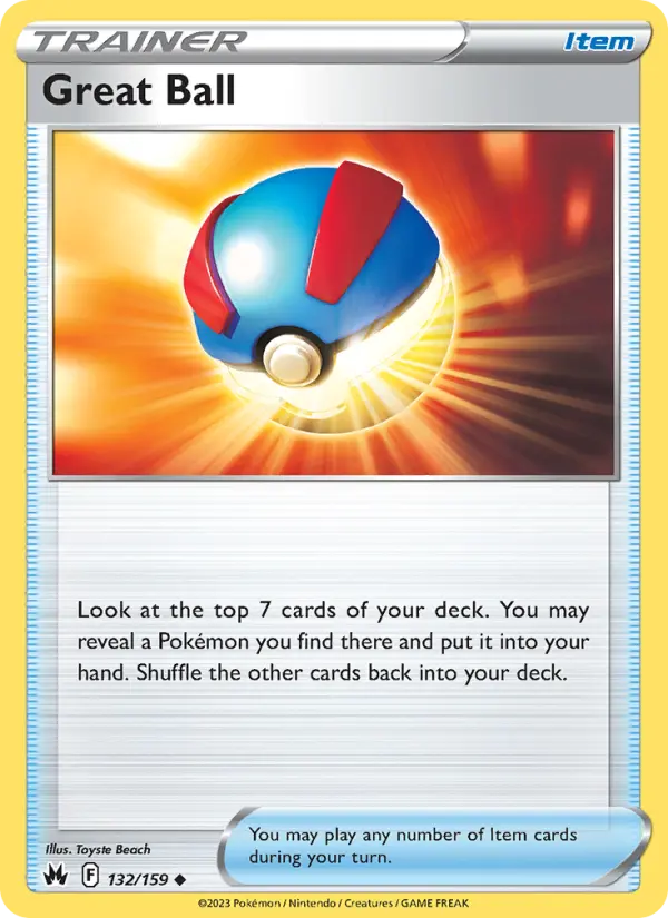 Great Ball, Pokémon card