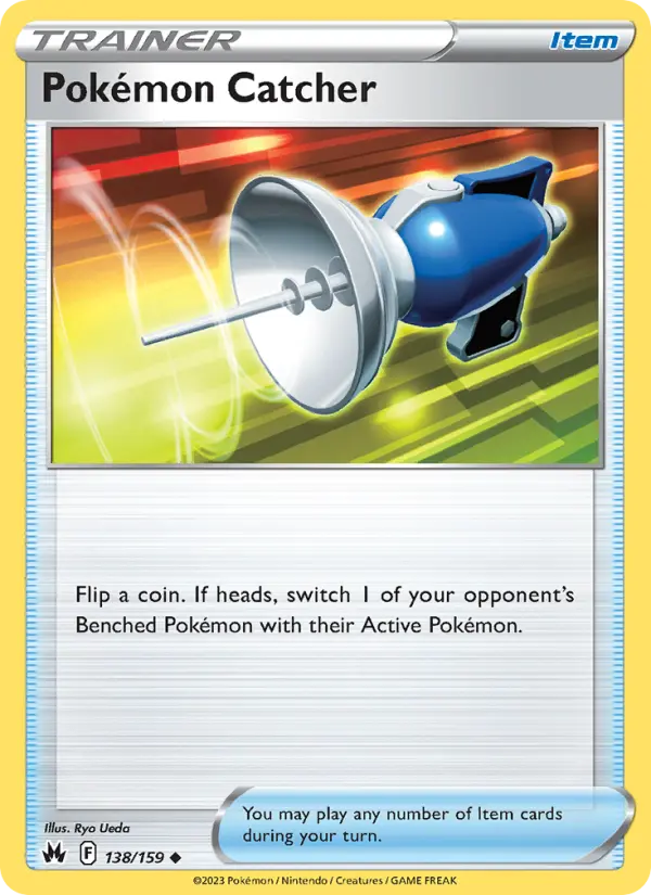 Pokémon Catcher, Pokémon card