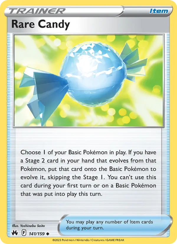Rare Candy, Pokémon card