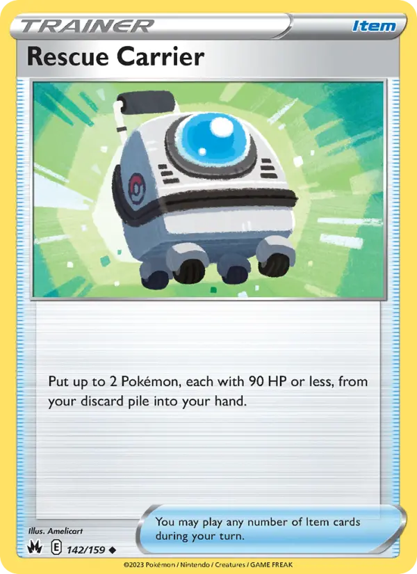 Rescue Carrier, Pokémon card