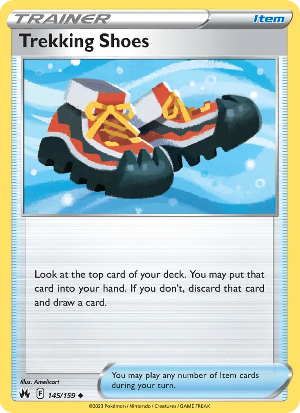 Trekking Shoes, Pokémon card
