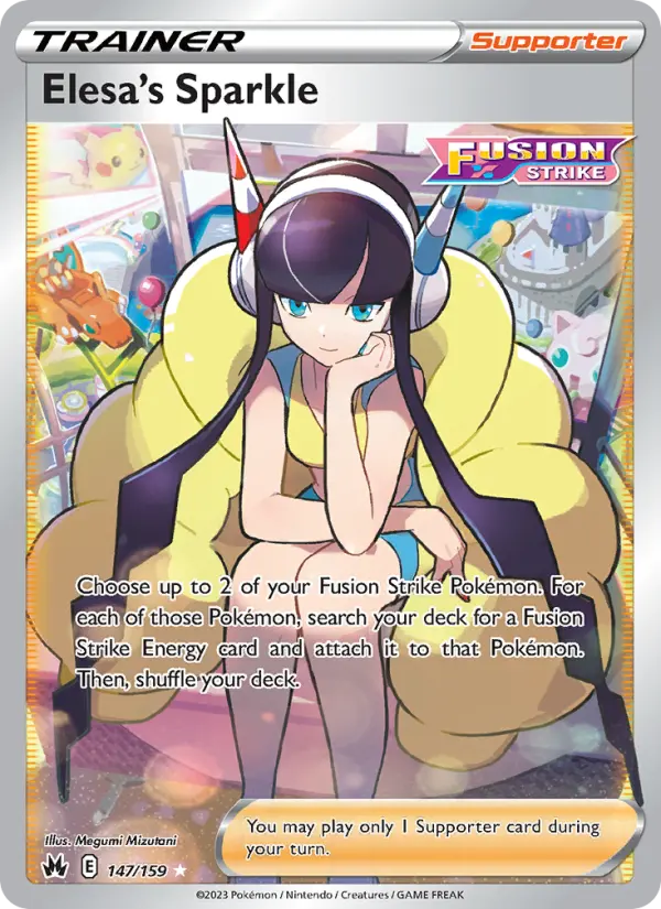 Elesa's Sparkle, Pokémon card