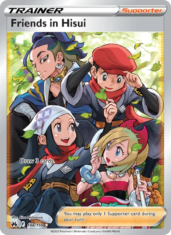 Friends in Hisui, Pokémon card