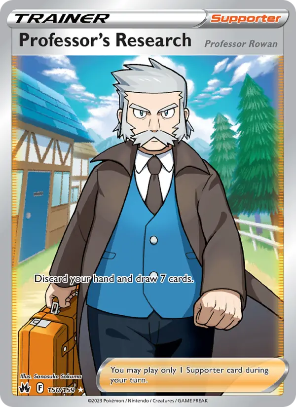 Professor's Research, Pokémon card