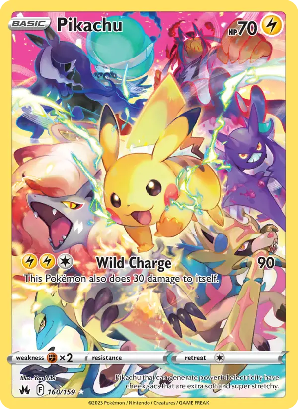 Pikachu, Pokémon card