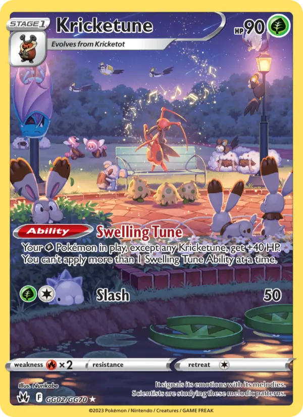 Kricketune, Pokémon card