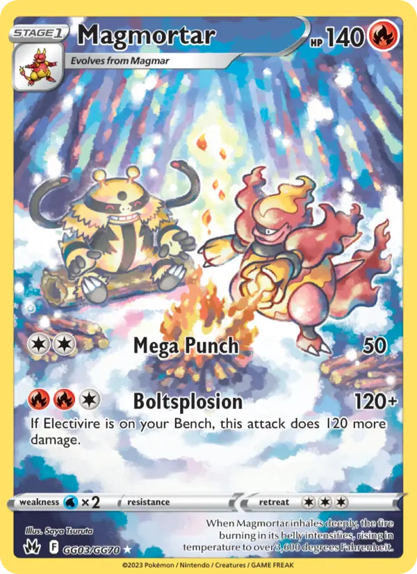 Magmortar, Pokémon card