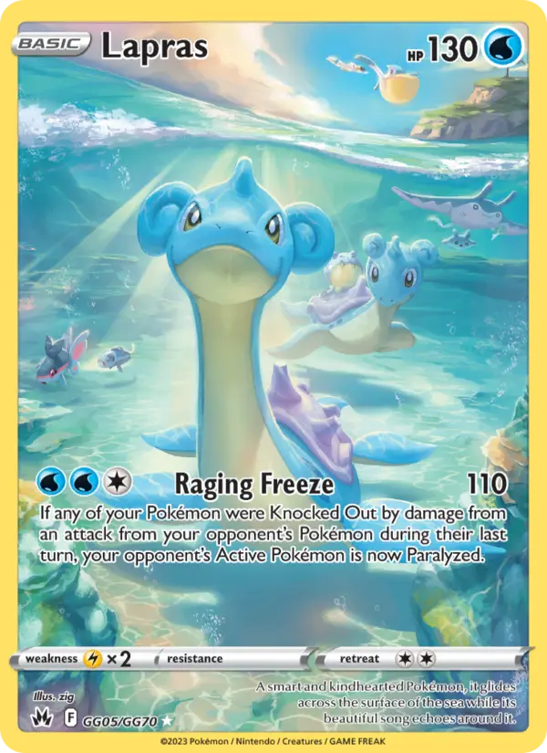 Lapras, Pokémon card
