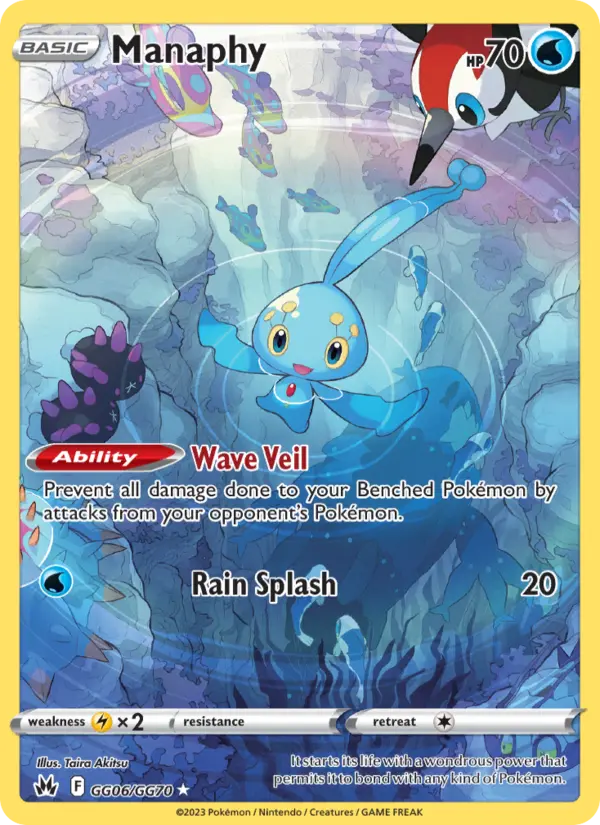 Manaphy, Pokémon card