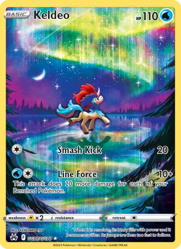 Keldeo, Pokémon card