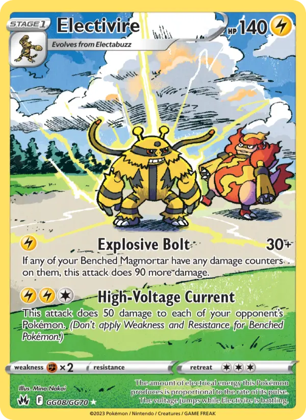 Electivire, Pokémon card