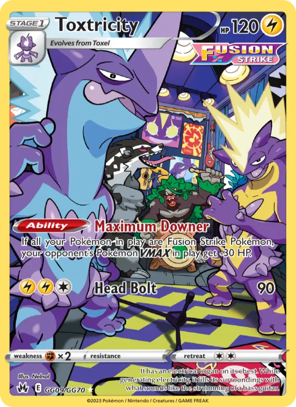 Toxtricity, Pokémon card