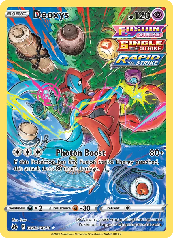 Deoxys, Pokémon card