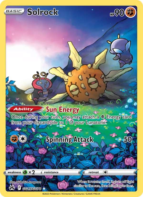 Solrock, Pokémon card
