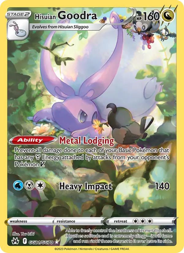 Hisuian Goodra, Pokémon card