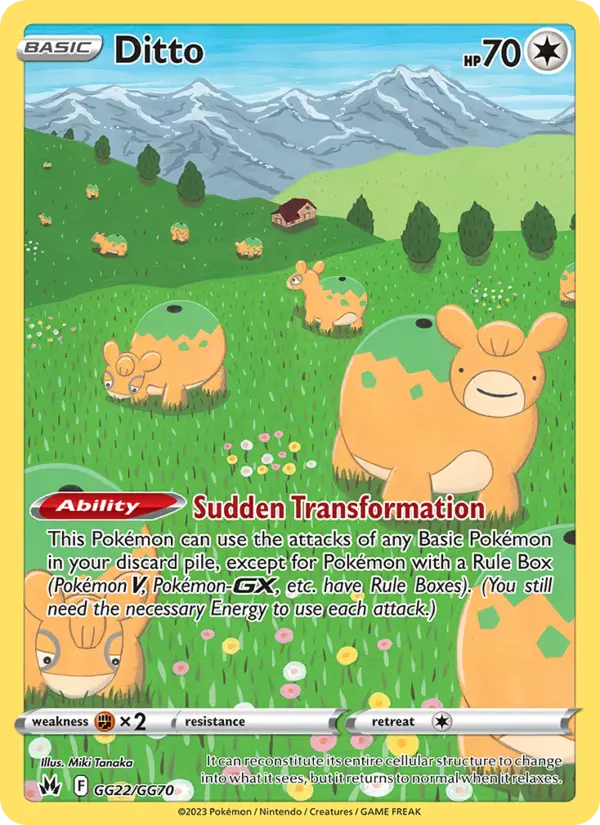 Ditto, Pokémon card