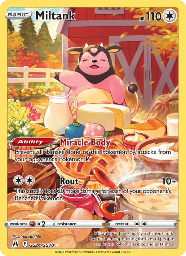 Miltank, Pokémon card