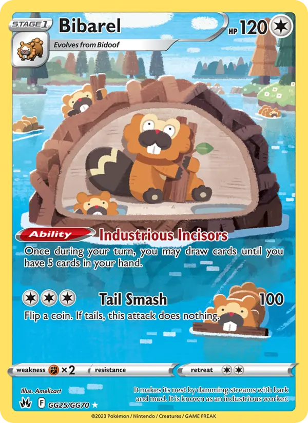 Bibarel, Pokémon card