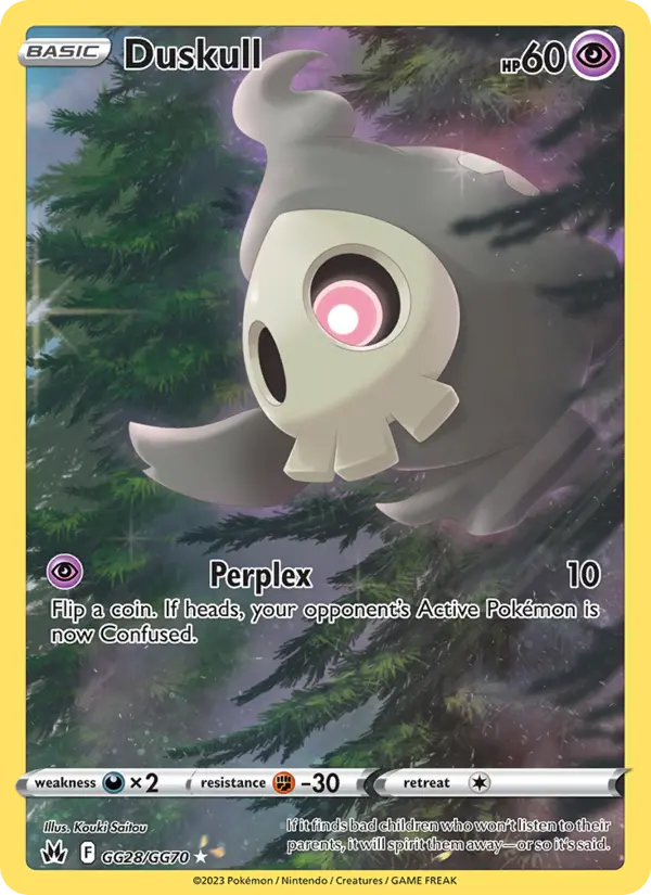Duskull, Pokémon card