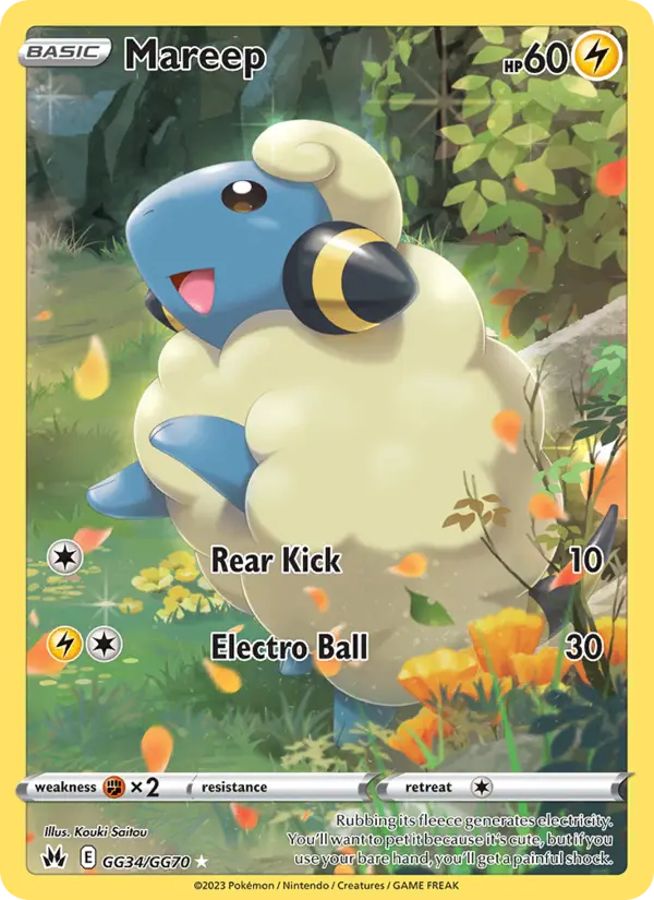 Mareep, Pokémon card