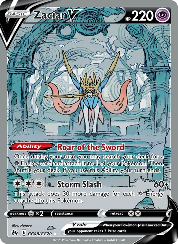 Zacian V, Pokémon card