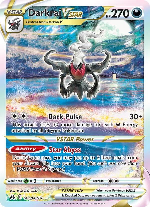 Darkrai VSTAR, Pokémon card