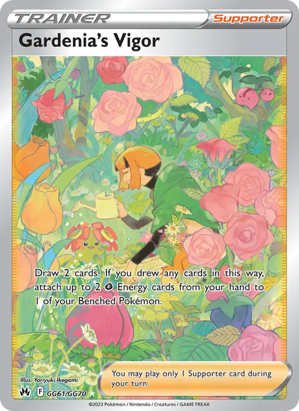Gardenia's Vigor, Pokémon card