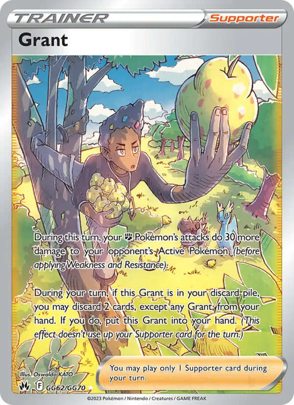 Grant, Pokémon card